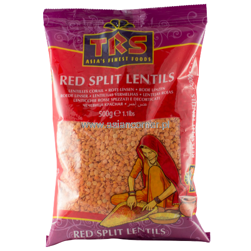 TRS Red Split Lentils 1Kg Asian Corner