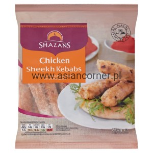 Shazans Premium Kebaby z Kurczaka Seekh 900g