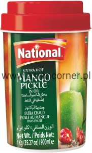 National Extra Hot Mango Pickle in Oil 1Kg