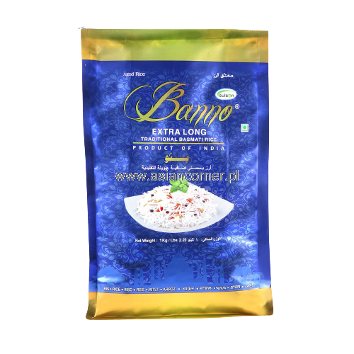 Banno basmati rice-extra long-blue-india